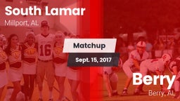 Matchup: South Lamar vs. Berry  2017