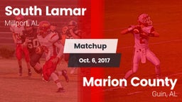 Matchup: South Lamar vs. Marion County  2017