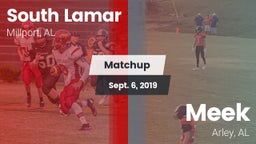 Matchup: South Lamar vs. Meek  2019