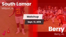 Matchup: South Lamar vs. Berry  2019