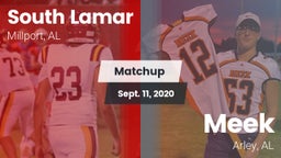 Matchup: South Lamar vs. Meek  2020