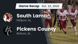 Recap: South Lamar  vs. Pickens County  2020