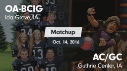 Matchup: Battle Creek-Ida Gro vs. AC/GC  2016