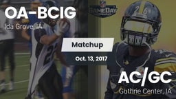 Matchup: Battle Creek-Ida Gro vs. AC/GC  2017