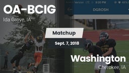 Matchup: Battle Creek-Ida Gro vs. Washington  2018