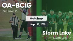 Matchup: Battle Creek-Ida Gro vs. Storm Lake  2019