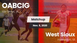 Matchup: Battle Creek Ida Gro vs. West Sioux  2020