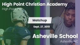 Matchup: High Point Christian vs. Asheville School 2019