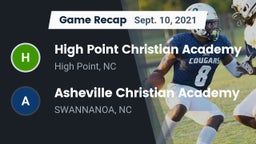 Recap: High Point Christian Academy  vs. Asheville Christian Academy  2021