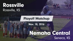 Matchup: Rossville vs. Nemaha Central  2016