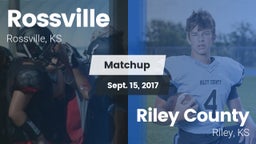 Matchup: Rossville vs. Riley County  2017