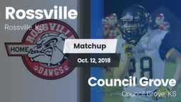 Matchup: Rossville vs. Council Grove  2018