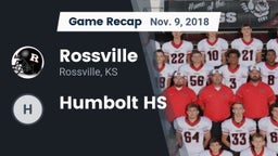 Recap: Rossville  vs. Humbolt HS 2018