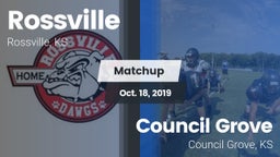 Matchup: Rossville vs. Council Grove  2019