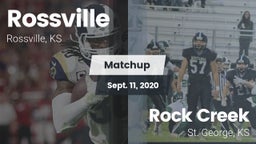 Matchup: Rossville vs. Rock Creek  2020