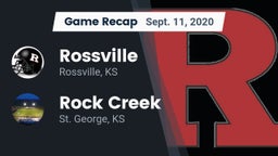 Recap: Rossville  vs. Rock Creek  2020