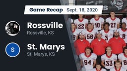 Recap: Rossville  vs. St. Marys  2020