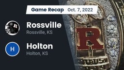 Recap: Rossville  vs. Holton  2022
