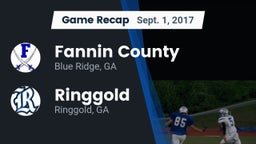 Recap: Fannin County  vs. Ringgold  2017
