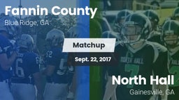 Matchup: Fannin County vs. North Hall  2017