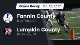 Recap: Fannin County  vs. Lumpkin County  2017