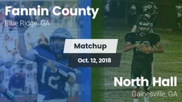 Matchup: Fannin County vs. North Hall  2018
