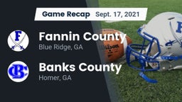 Recap: Fannin County  vs. Banks County  2021