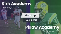 Matchup: Kirk Academy vs. Pillow Academy 2018
