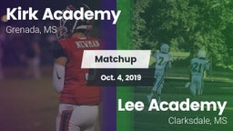 Matchup: Kirk Academy vs. Lee Academy  2019