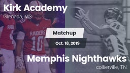 Matchup: Kirk Academy vs. Memphis Nighthawks 2019