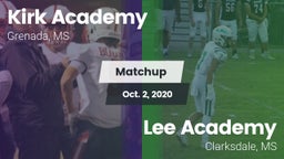 Matchup: Kirk Academy vs. Lee Academy  2020
