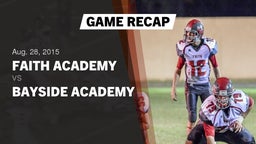 Recap: Faith Academy  vs. Bayside Academy  2015
