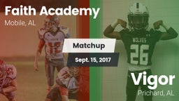Matchup: Faith Academy vs. Vigor  2017