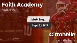 Matchup: Faith Academy vs. Citronelle  2017