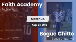 Matchup: Faith Academy vs. Bogue Chitto  2018