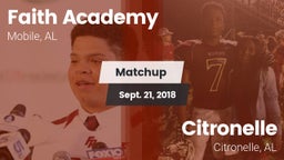Matchup: Faith Academy vs. Citronelle  2018
