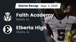 Recap: Faith Academy  vs. Elberta High  2020