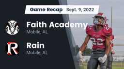 Recap: Faith Academy  vs. Rain  2022