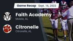 Recap: Faith Academy  vs. Citronelle  2022