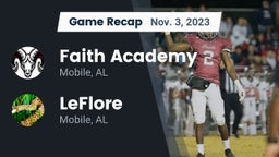 Recap: Faith Academy  vs. LeFlore  2023