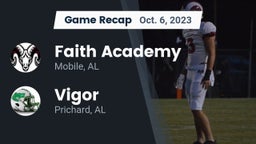 Recap: Faith Academy  vs. Vigor  2023