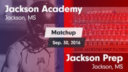 Matchup: Jackson Academy vs. Jackson Prep  2016