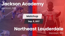 Matchup: Jackson Academy vs. Northeast Lauderdale  2017