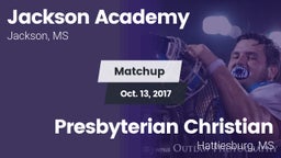 Matchup: Jackson Academy vs. Presbyterian Christian  2017