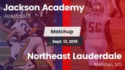 Matchup: Jackson Academy vs. Northeast Lauderdale  2019