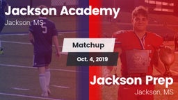 Matchup: Jackson Academy vs. Jackson Prep  2019
