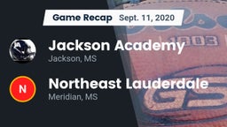 Recap: Jackson Academy  vs. Northeast Lauderdale  2020