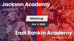 Matchup: Jackson Academy vs. East Rankin Academy  2020
