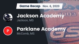 Recap: Jackson Academy  vs. Parklane Academy  2020