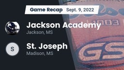 Recap: Jackson Academy  vs. St. Joseph 2022